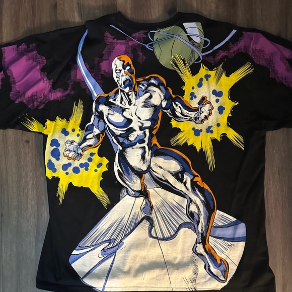 Bootleg All Over Print Tee ‘Silver Surfer’ XXL - Picture 5 of 5